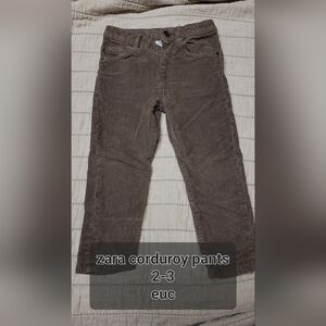 Zara corduroy pants